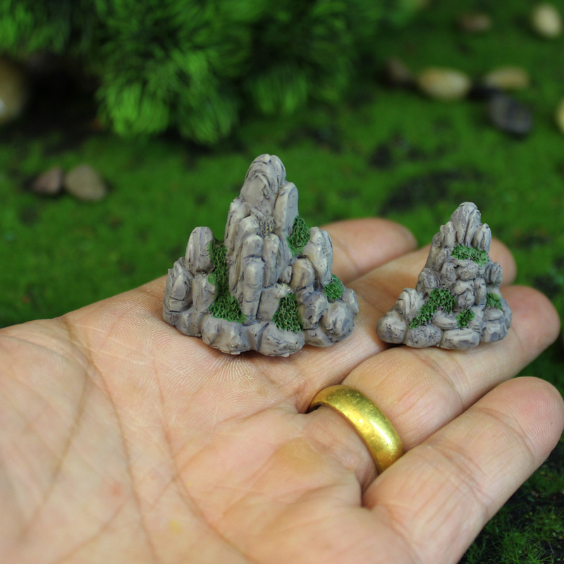 Bonsai Rock Garden - Miniaturowe górskie sztuczne kamienie, sztuczne wzgórza,