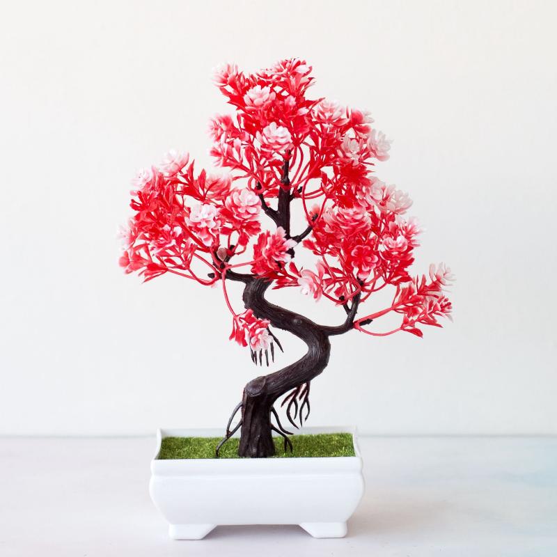 Bonsai Tree Zen Garden - Sztuczny bonsai w doniczce, mała drzewka,