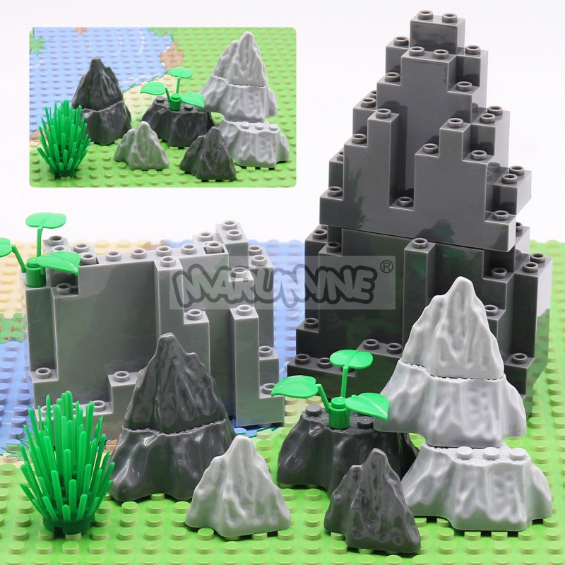 Bonsai Rock Garden - Klocki MARUMINE MOC Góry Skała Kamień