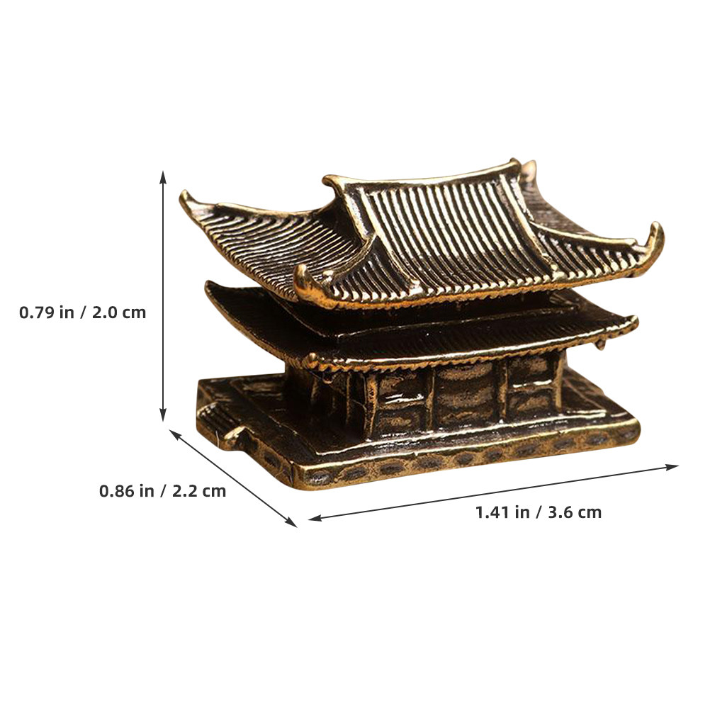 Wykwintna mosiężna mini pagoda – Mini Bonsai Zen Garden recenzja i cena