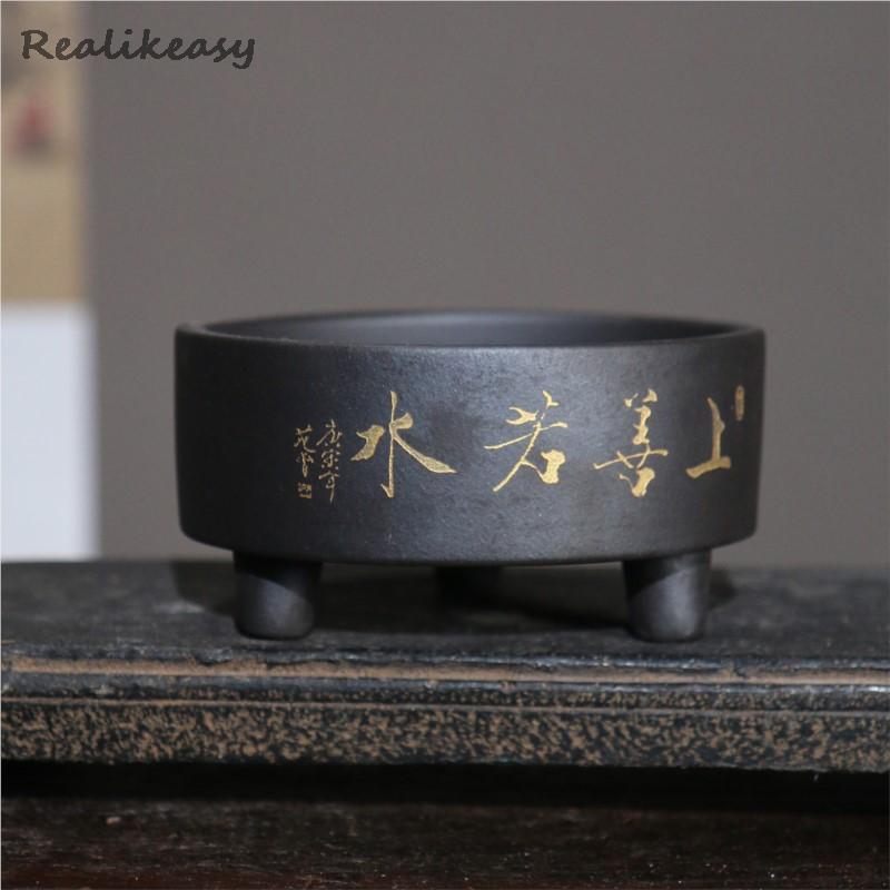 Yixing purpurowa glina doniczk – Bonsai Tree Zen Garden recenzja i cena