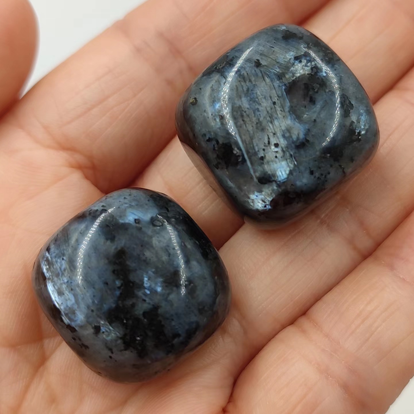 Naturalny Larvikite Tumbled St – Bonsai Rock Garden recenzja i cena