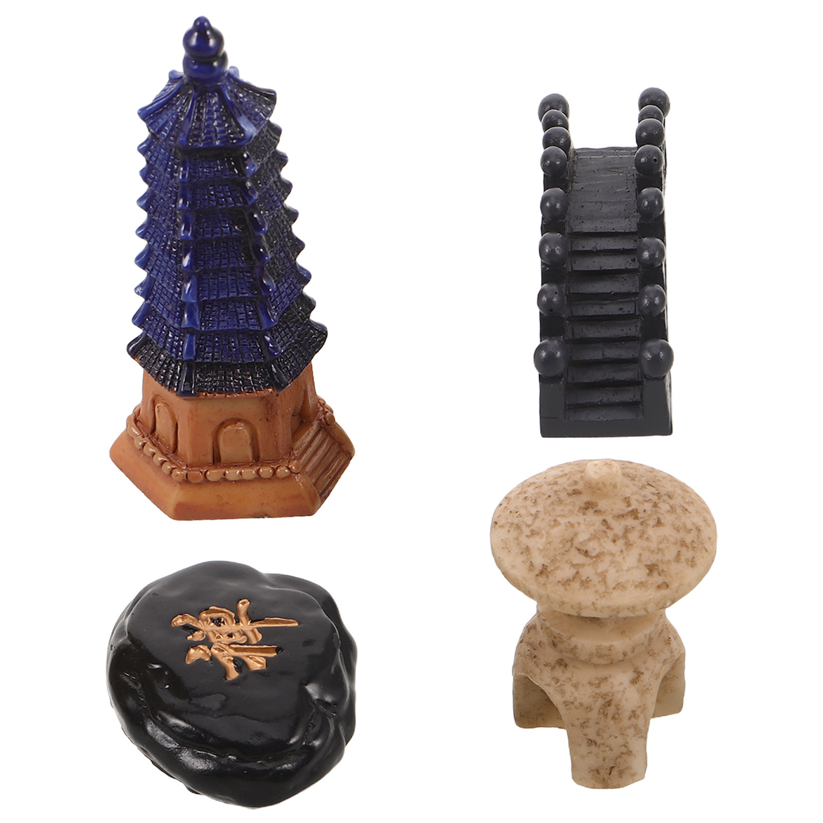 4 szt. Mini Japońskie Pagody S – Mini Bonsai Zen Garden recenzja i cena