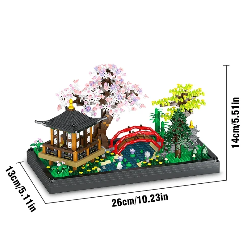 Klocki DIY Zen Realm Garden, k – Bonsai Tree Zen Garden recenzja i cena